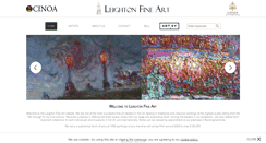 Desktop Screenshot of leightonfineart.co.uk
